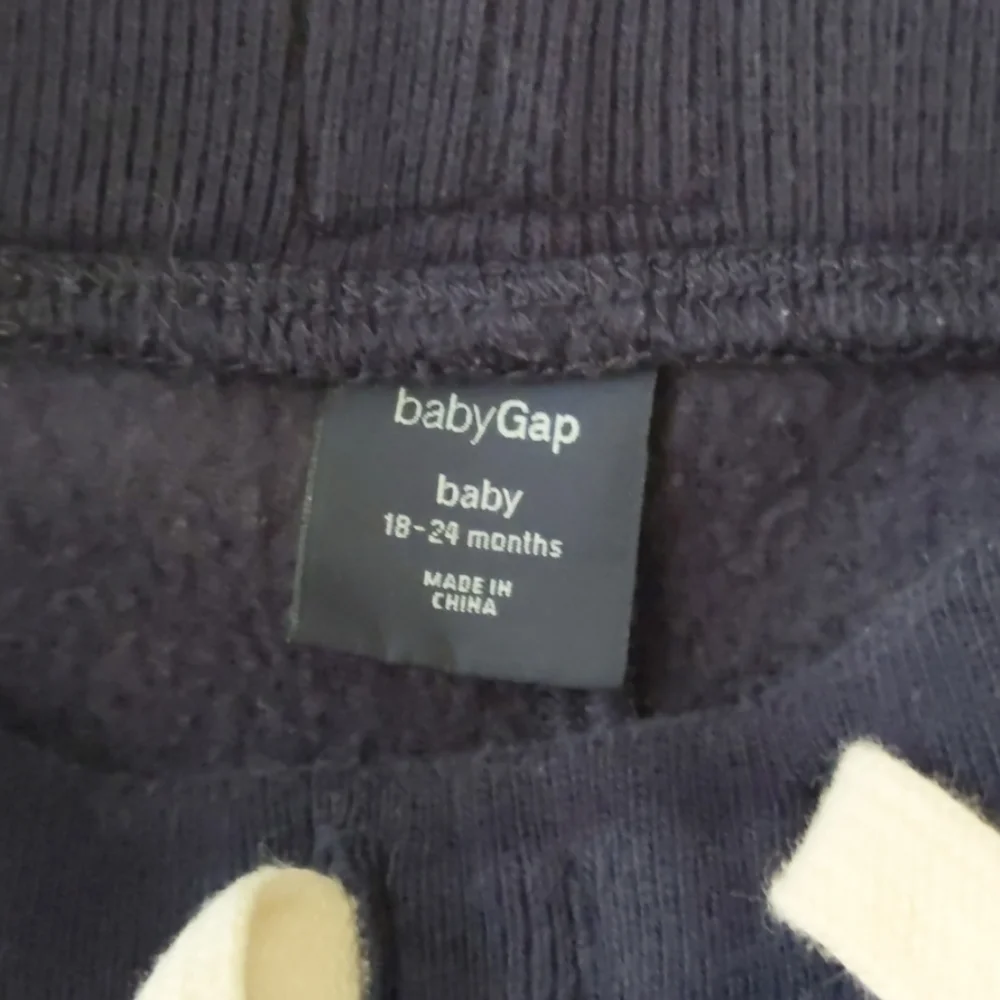 18-24 months navy fleece drawstring pants
